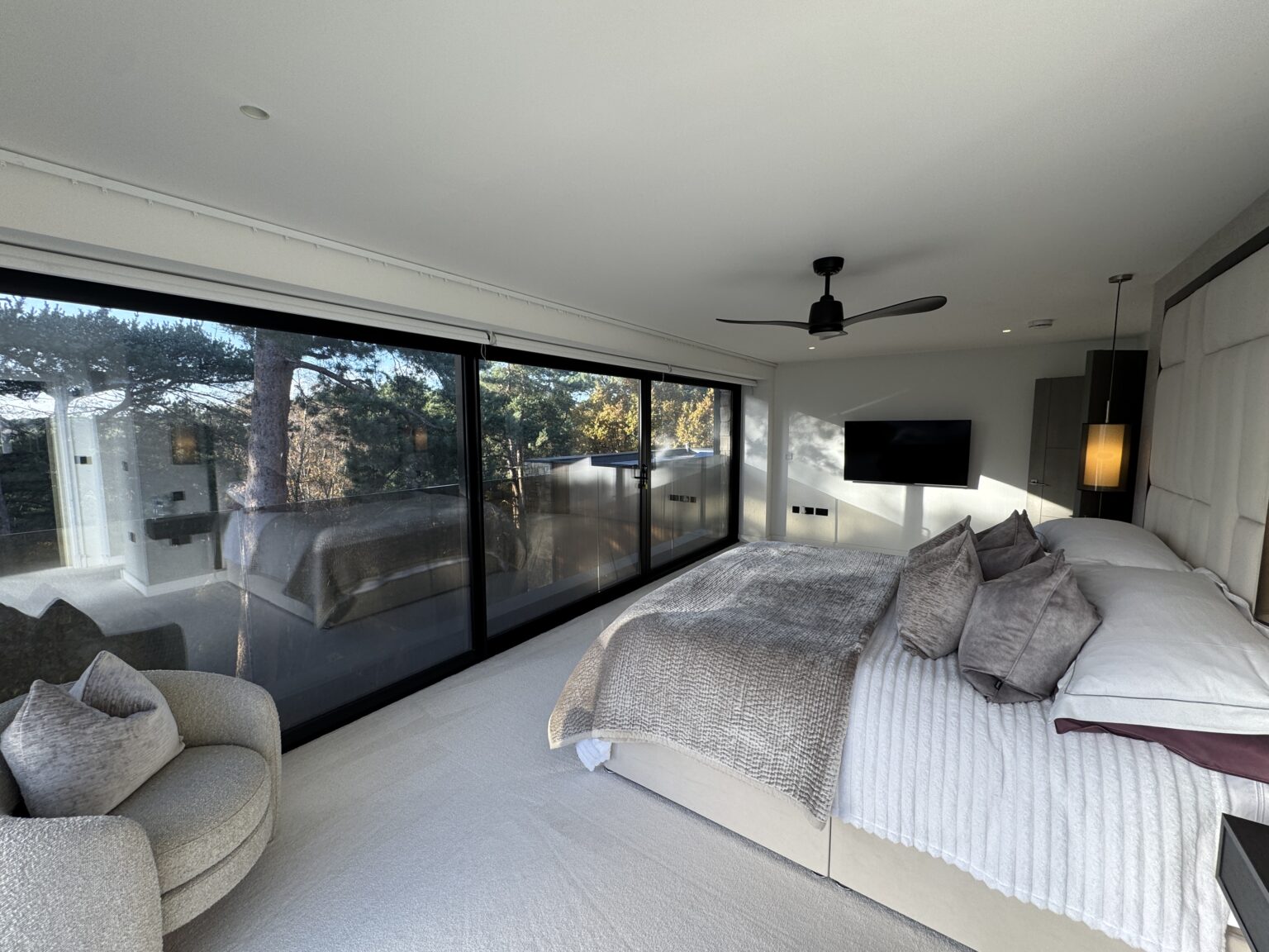 Canford Villa Luxury Holiday Let Master bed 3