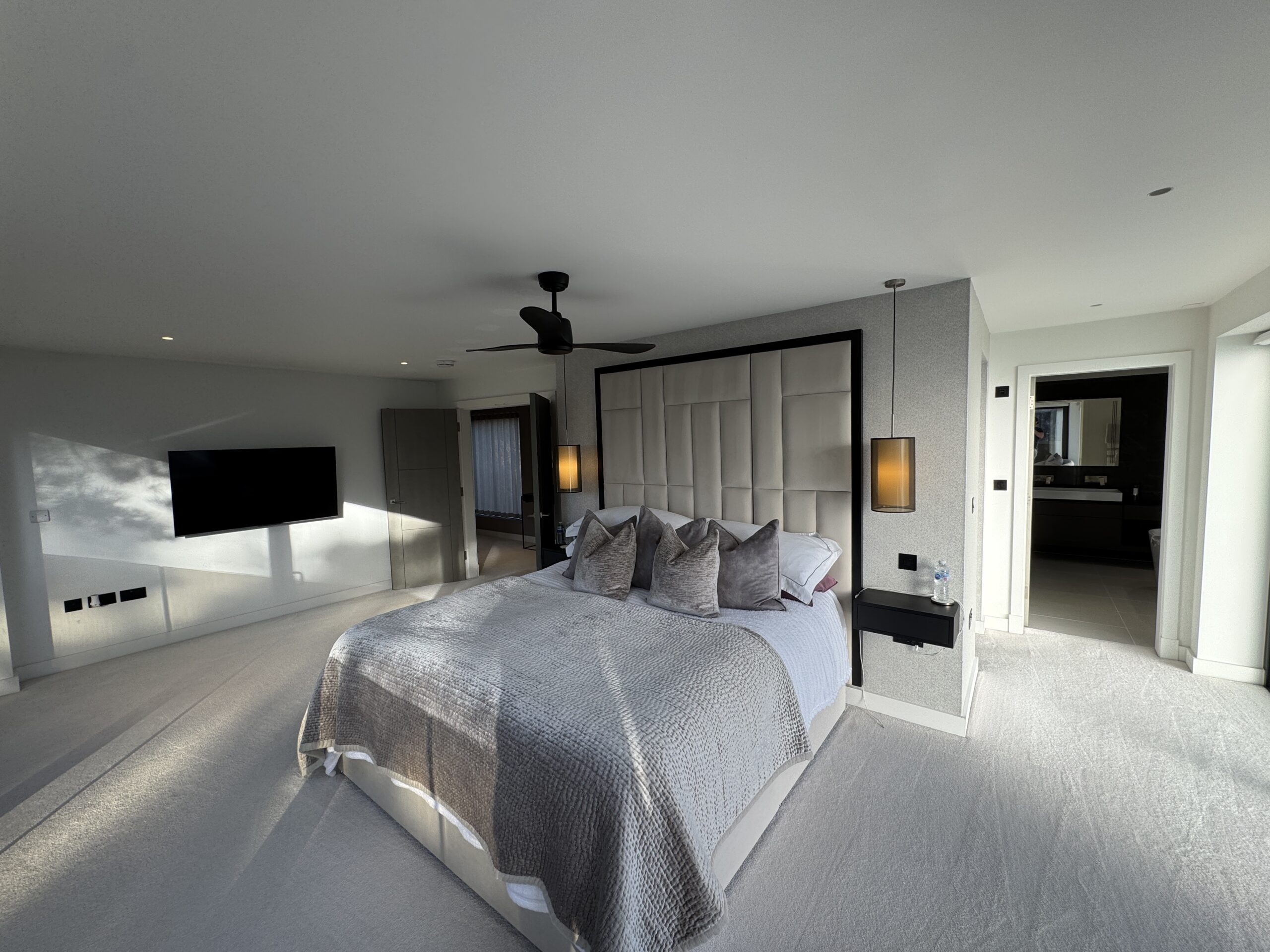 Canford Villa Luxury Holiday Let Master bed 4